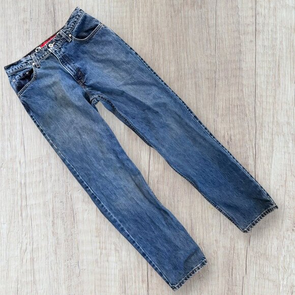 Vintage 90s LEVI'S Silver Tab Loose WPL423 High Waist Denim Jeans Women's 8 - Picture 1 of 9